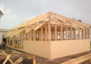 Возведение каркасного дома
