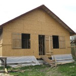 Строительство каркасно-щитового дома