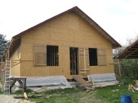 Строительство каркасно-щитового дома