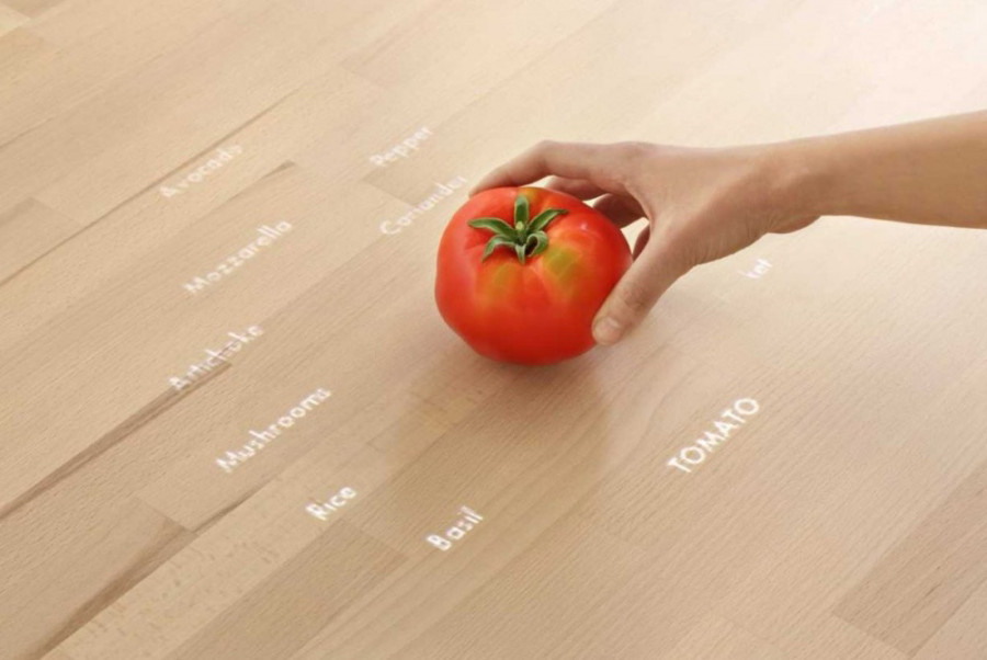 Разпознавание томата на столе