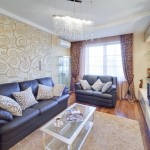 Обои в интерьере гостиной